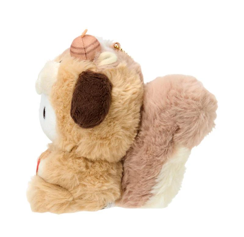 Sanrio Pochacco Mascot Holder (Fluffy Squirrel) Japan NEW Sanrio Characters