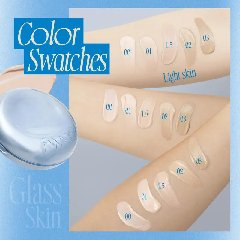 [fwee] Cushion Glass Clear Class (5 colors)