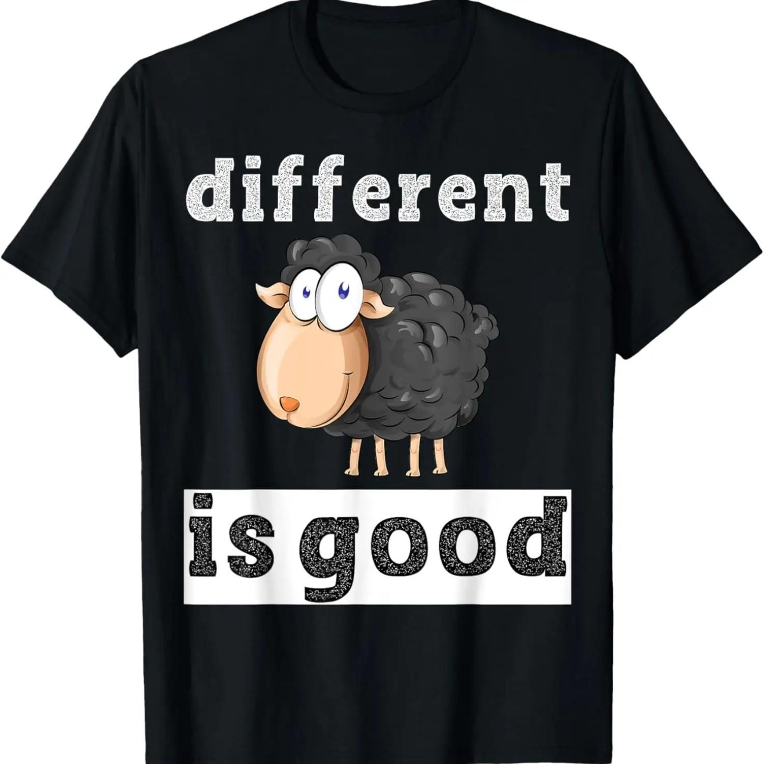 Proud to Be the Outcast Black Sheep of the Family Outfit Tee T-Shirt S чёрный