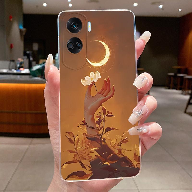 Casing For Honor 90 Lite 5G 2023 Phone Case Luxury Dragon Cute Cat Cool Boys Girls Clear Soft Shell For Honor 90Lite Case Cover