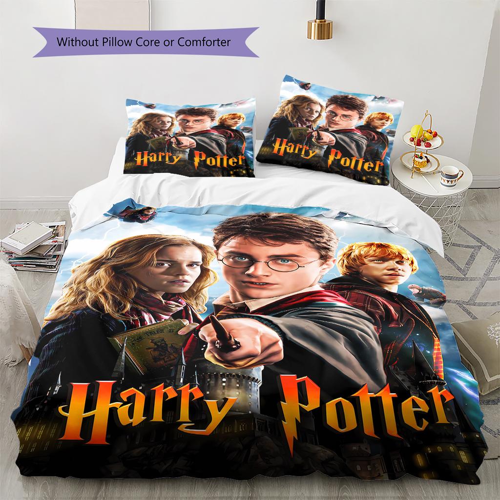 Steel L-plate Pattern Bedding Quilt Set Quilt Cover Pillowcase Home Decoration Gift (1 * duvet cover + 2 * pillowcase, without core)