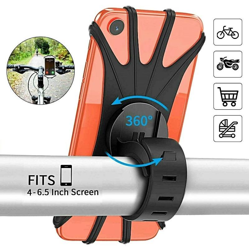 Soporte para Teléfono de Bicicleta Soporte para Teléfono Móvil de Bicicleta Soporte para Motocicleta Suporte Celular Para iPhone Samsung Xiaomi Gsm Houder Fiets