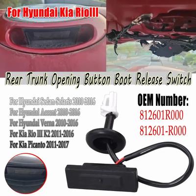 For Hyundai Sedan-Solaris Accent Verna 2010-2016 Rear Trunk Opening Button Boot Release Switch For Kia Rio III K2 Picanto
