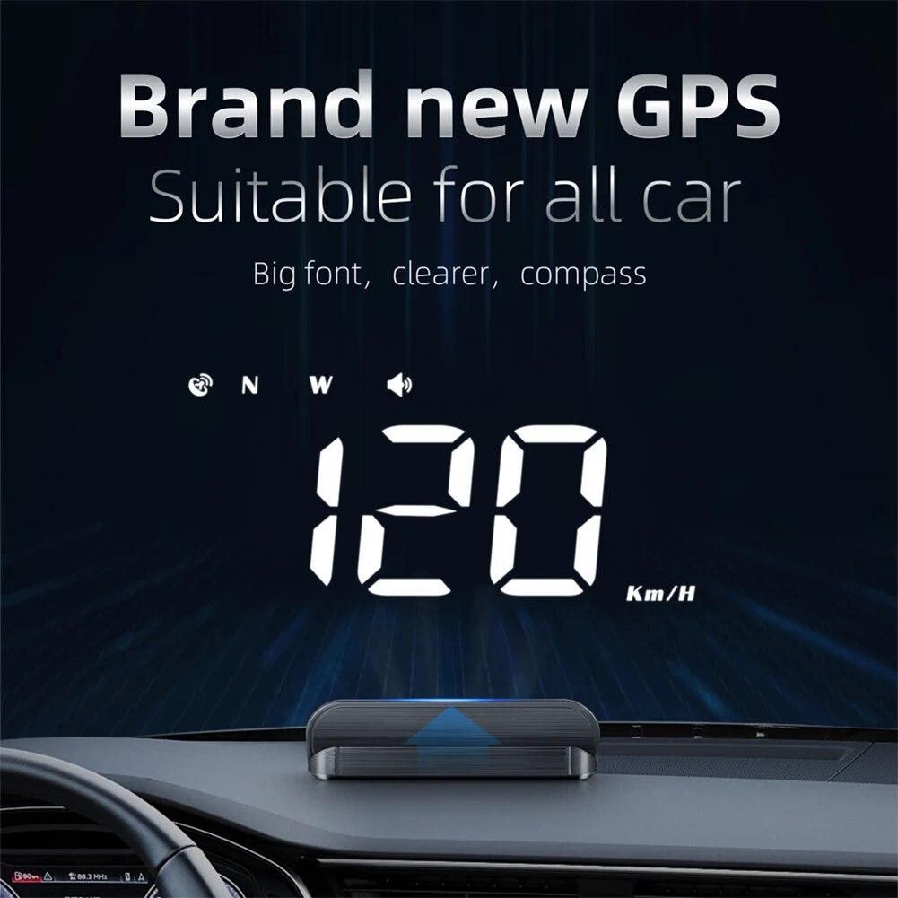 

Автомобильный HUD проектор на лобовое стекло, проекционный дисплей, большой шрифт, электронный проекционный дисплей, беспроводной умный автомобильный спидометр, автоаксессуары