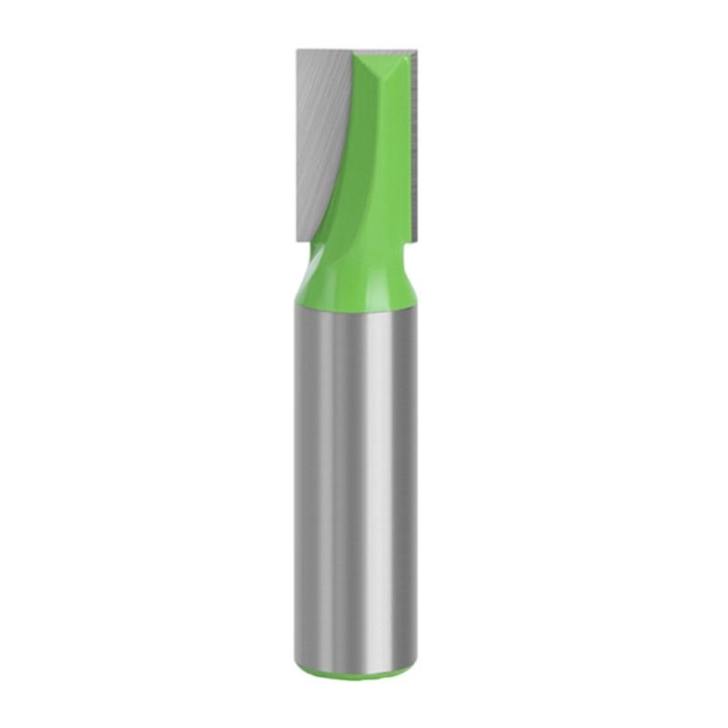 Durability Steel Tipped Bottom Cleaning Routers Bit for Efficient Woodworking Task with 1/2Inch Shank and Green Finishes