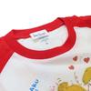 Ado Mizumori Sleeve Raglan Size M Three-Quarter T-Shirt, Tenbin, Red,