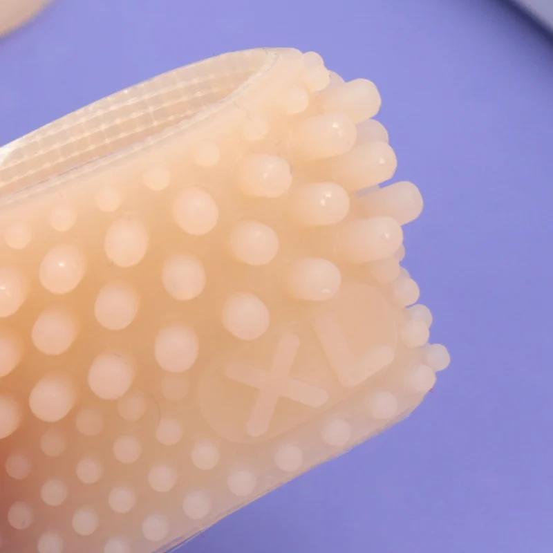Upgrade Silicone Heel Stickers Heels Grips for Women Men Anti Slip Heel Cushions Non-Slip Inserts Pads Foot Heel Care Protector