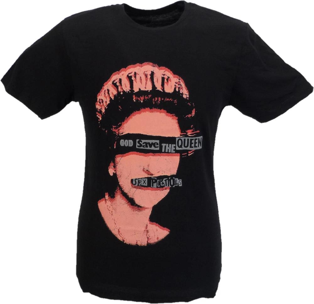 Unisexs Black Official Sex Pistols God Save The Queen T Shirt S