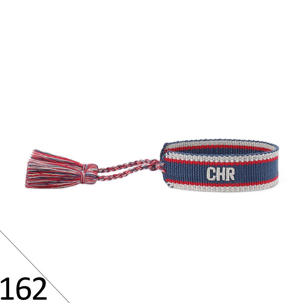 Friendship Letter Bracelet - Hand-Woven Ethnic Style with Polyester Tassels