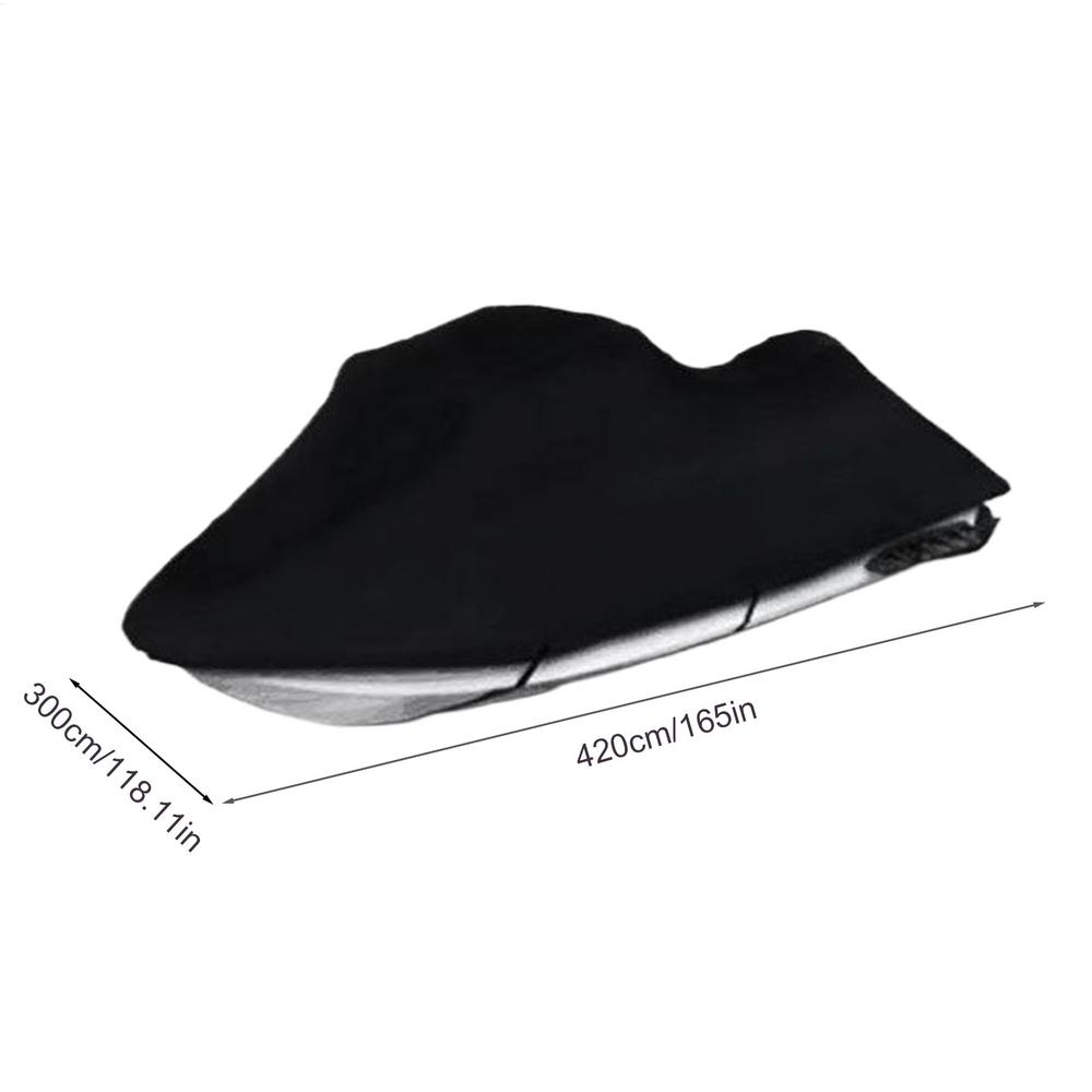 Motorboat Cover Oxford Fabric Watercraft Waverunner Protector Watercraft Cover For Recreational Boaters Water Sports Enthusiasts