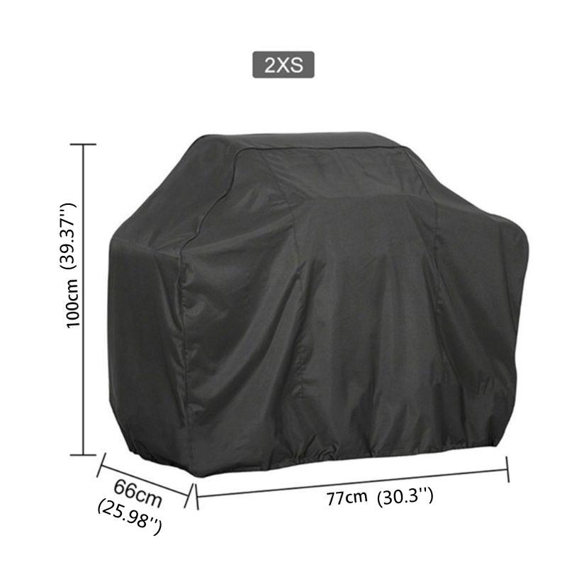 Outdoor tools BBQ Grill Cover Waterproof Heavy Duty Patio Outdoor Oxford Barbecue Smoker Grill Cover Outdoor Barbecue Hood