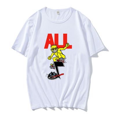Hip Hop Unisex Streetwear All Band Rock Fashion T-shirt Summer Cotton High Quality Tshirts Men/Women Clothes Print Tees Hombre