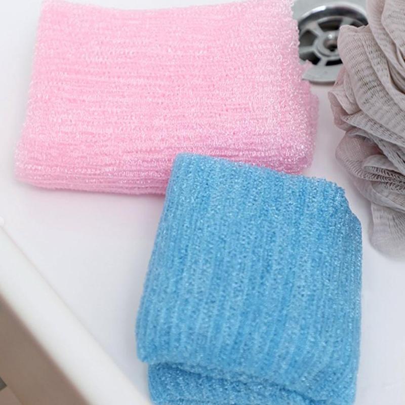 Large Exfoliating Net 30X90Cm Fluffy Bath Scrubber Nylon Back Scrubber For Shower,Body Scrubber For Deep Cleansing