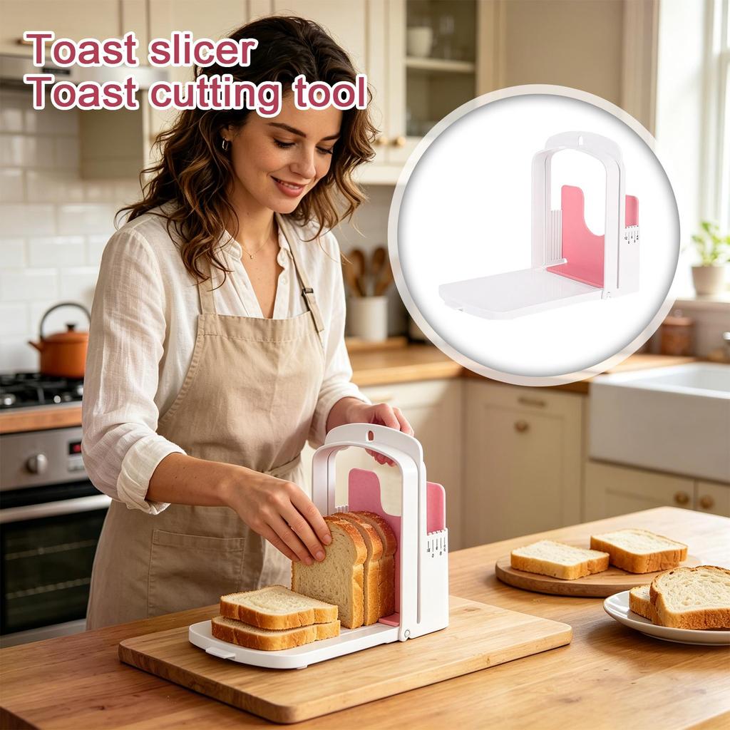 Guida per Affettare il Pane Spessore Regolabile Porta Pagnotta Supporto per Affettare Pane da Sandwich Toast Strumento per la Cottura Fai-da-Te Accessorio da Cucina