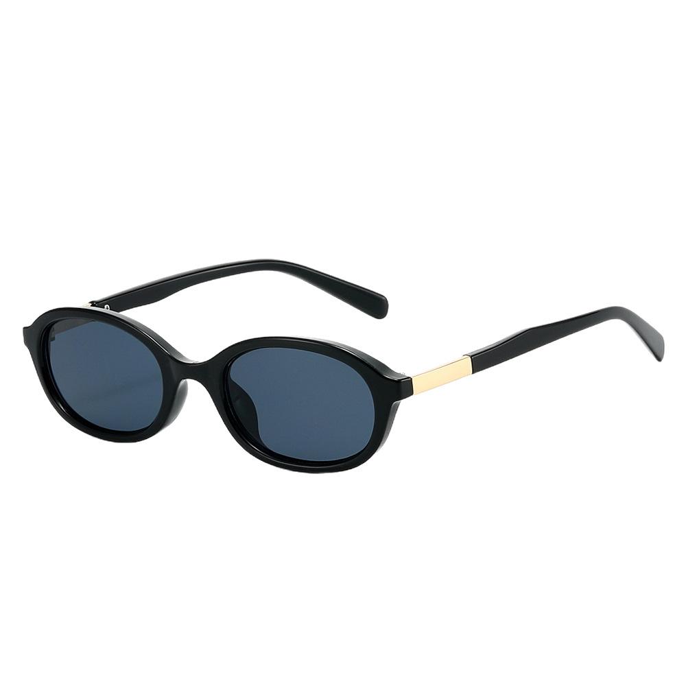 2026 New Vintage Oval Sunglasses Minimalist Fashion and Versatile Small-Frame UV-Protective Sun Glasses UV400 Shades Eyewear