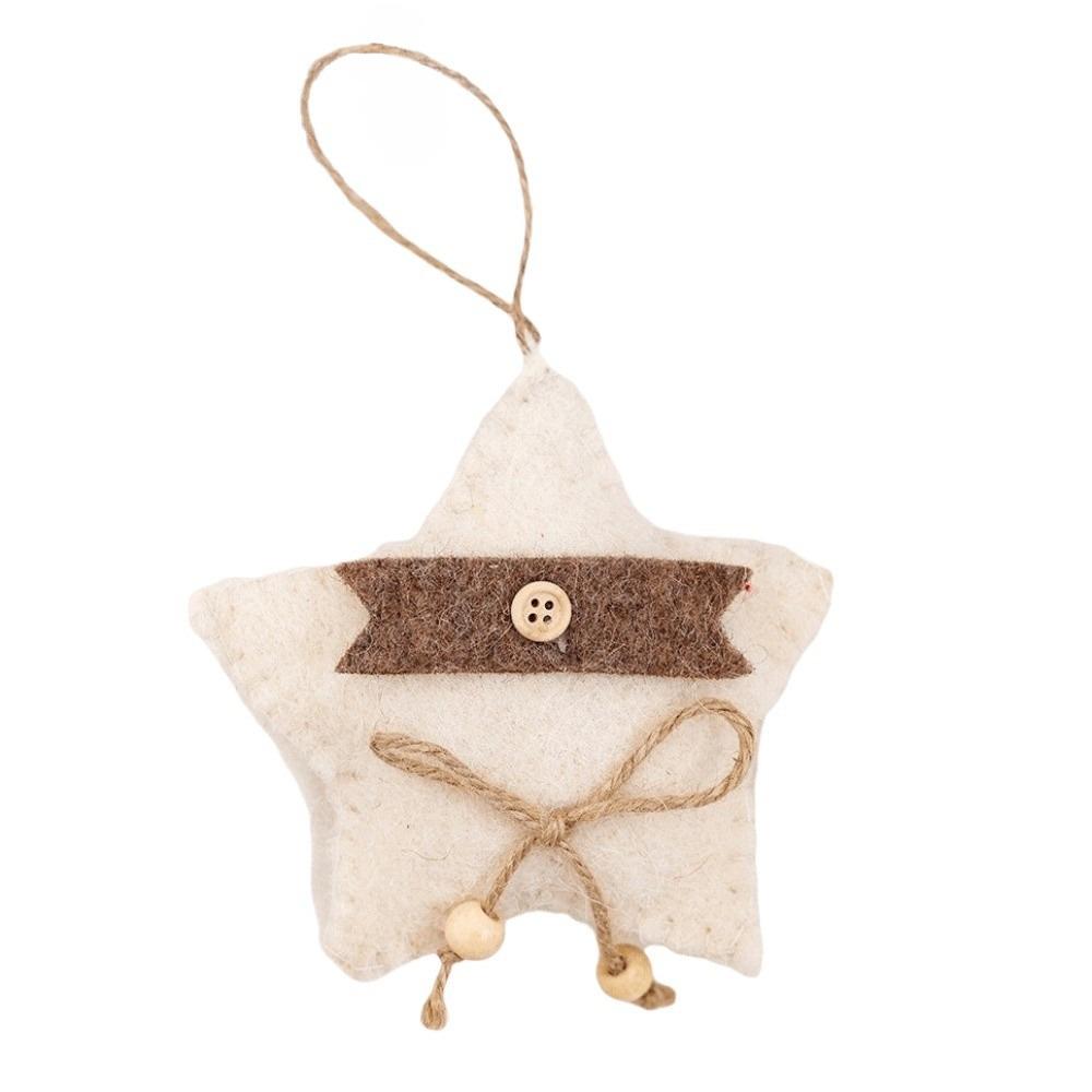 Creative Christmas Hanging Decoration Felt Fabric Colorful Felt Christmas Hanging Pendant Plush Handmade