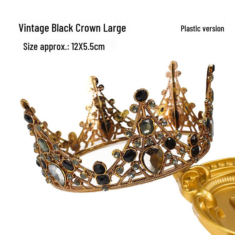 Queen Crown Cake Topper for Adults & Children - Gypsophila Pearl Birthday Decoration