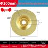Brazed Diamond Stone Grinding Bowl Pad: Dual-use Sawtooth Disc for Marble and Rock Slab Polishing