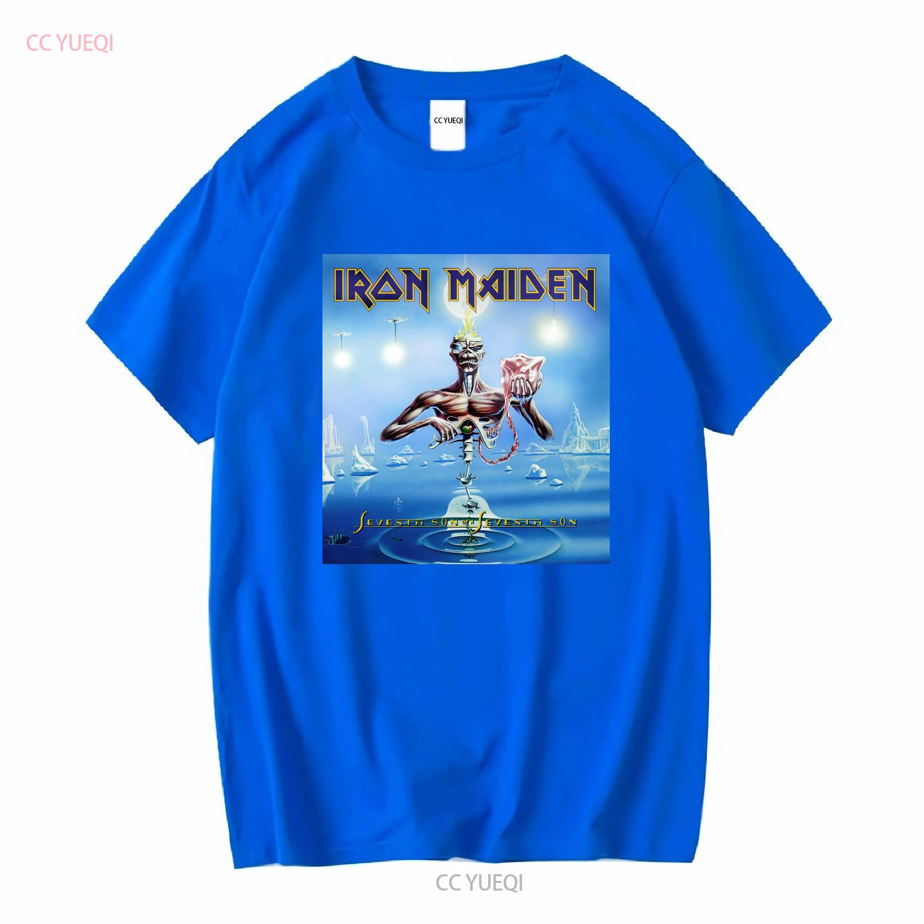 

HOT NEW Iron Seventh Son T SHIRT Size S 5XL vintage Washed homme graphic Breathable Comfortable Stretched Top For Everyday Wear L