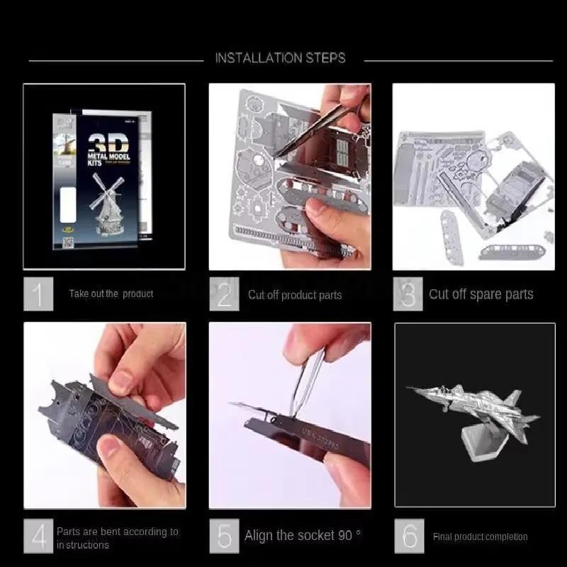 Bass Cello DIY Manual 3D Metal Jigsaw Adult Stereo Model Splicing Puzzle Toy