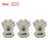 1-10PCS Christmas Elk Plaster Aromatherapy Candle Silicone Mold DIY Handmade Soap Car Vent Clip Crafts Home Fragrance Decor