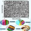 100x150cm DIY Maldecke Malen Sie Ihre eigene Decke Weiches Gemütliches Fleece Zeichenmatte Waschbar Wiederverwendbar Gemütliche Wohnkultur Decke