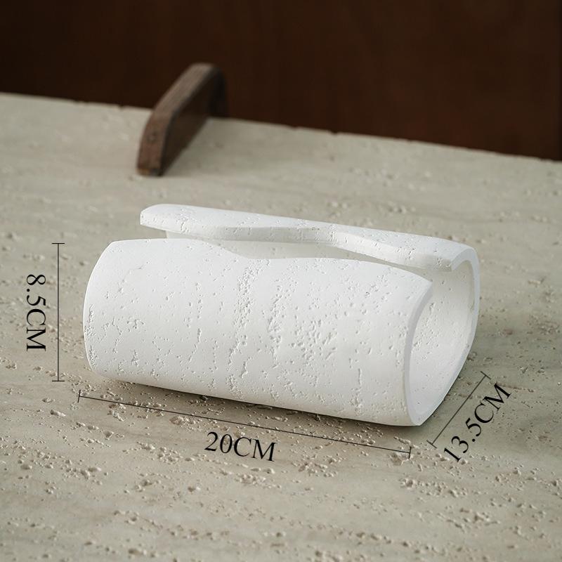 

Luxury Tissue Box Wet Wipes Creative Waterproof Tissue Case Simple Elegant Napkin Box Toilet Kitchen Tissues Storage Boxes белый