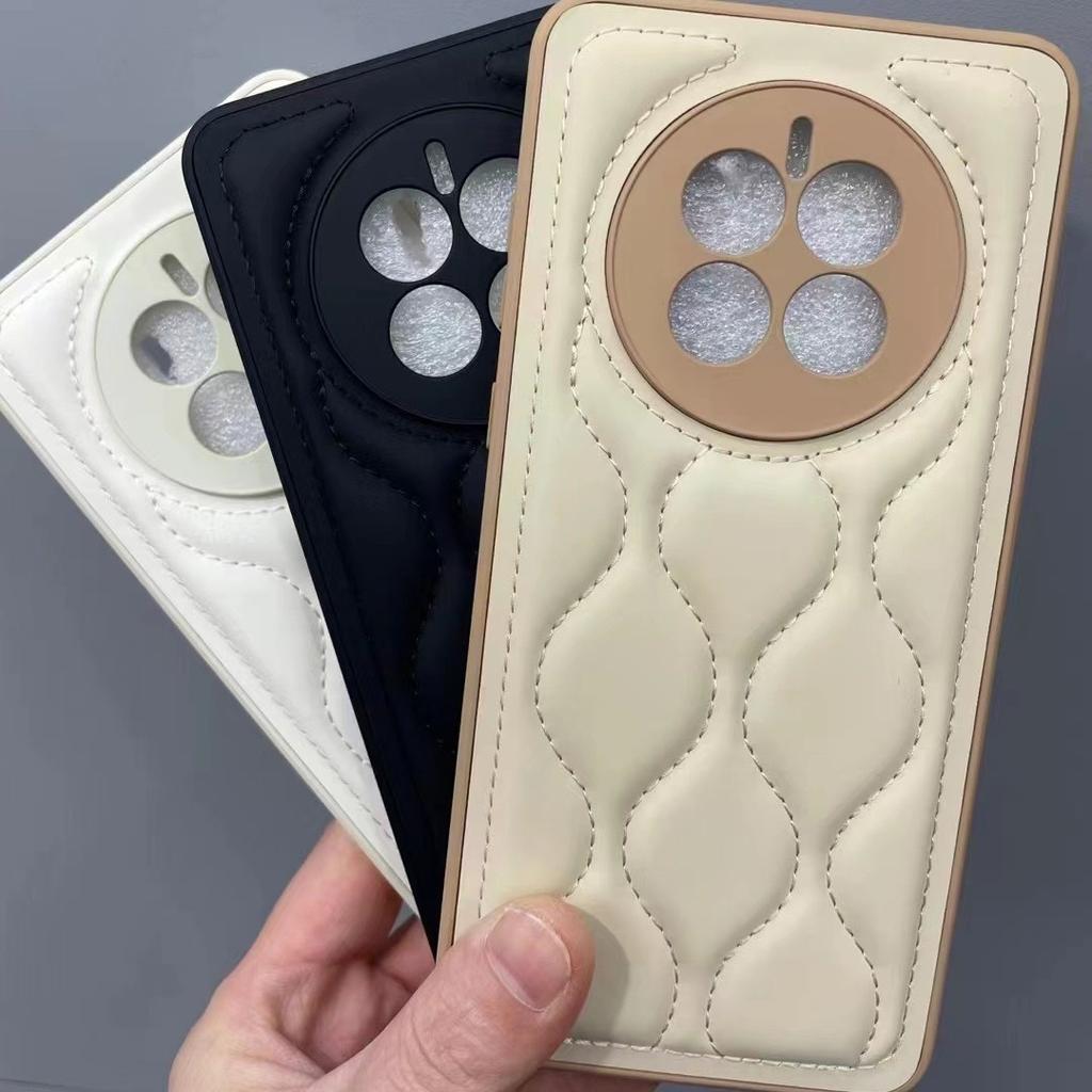 Leder Daunenjacke, Komplettpaket Huawei Mate60pro Handyhülle, Nova11 Stoßfeste P50Pro Schutzhülle