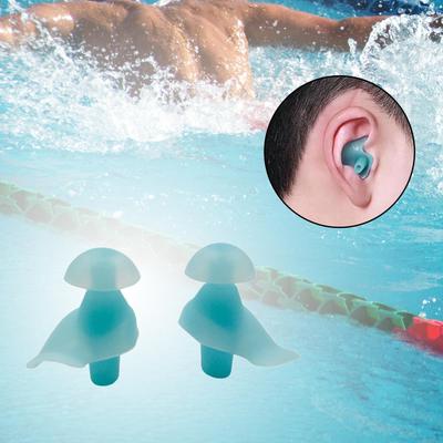 Comfortable Silicone Ear Plugs for Swimming and Water Sports