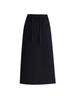 Drapey Commute Slimming Black Pencil Midi Skirt - Spring 2026 Collection