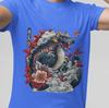 Japanese Dragon Tattoo Art T-Shirt: Godzilla Folklore Design