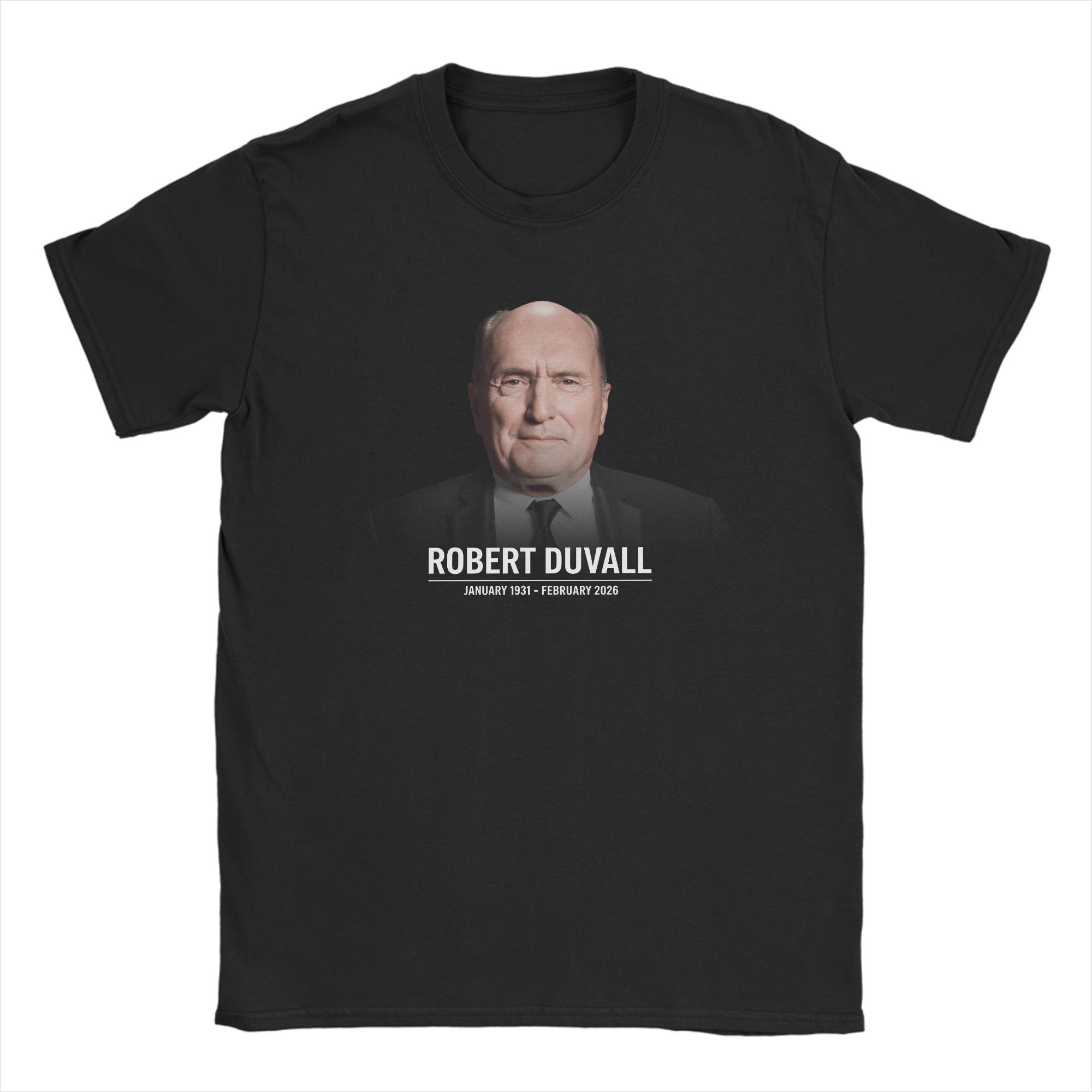 Mens TShirt Robert Duvall Cool Cotton Tee Shirt Short Sleeve  T Shirt O Neck Clothes Printed S