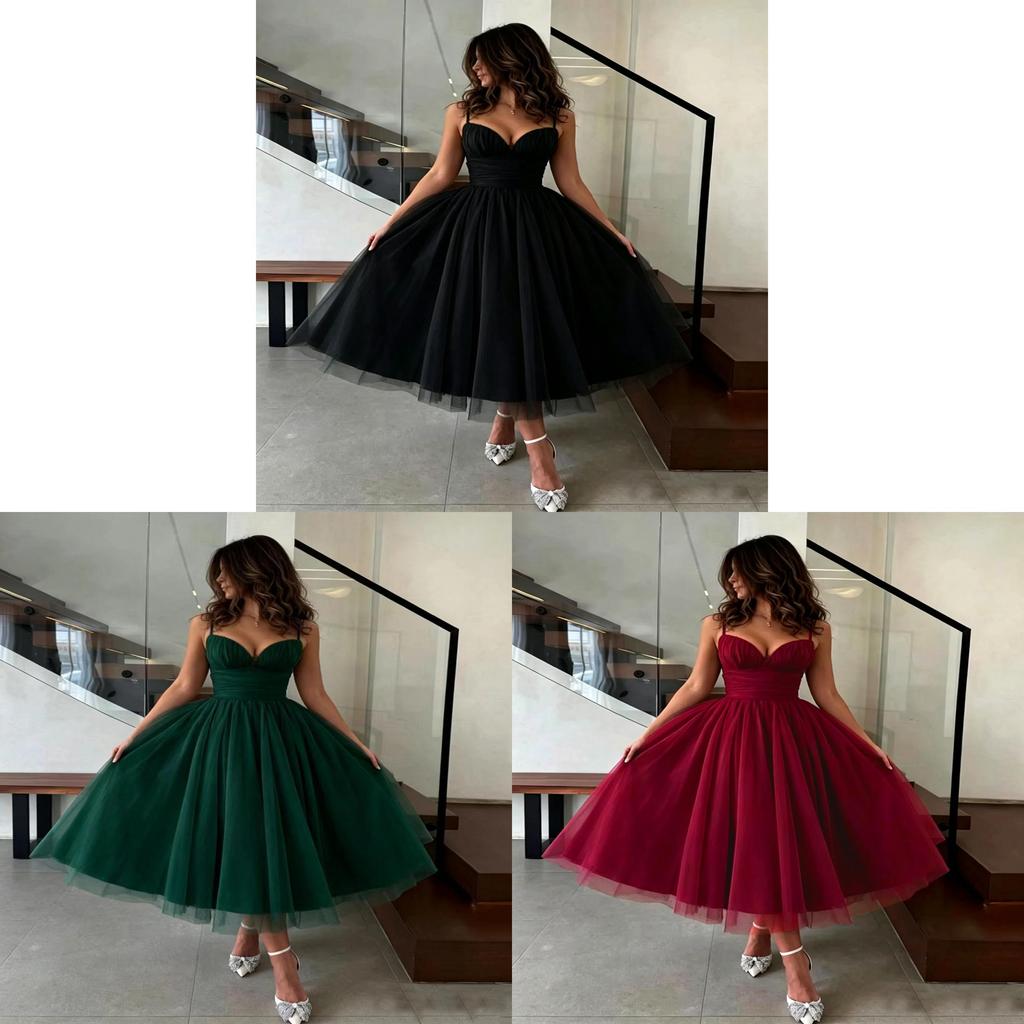 Elegant Sleeveless Vneck Satin Dress With Backless Design For Summer Party Wear