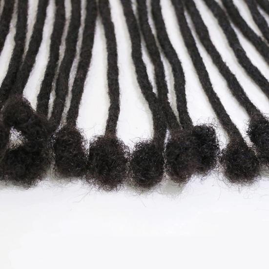 10 stk Ekte Person Dreadlock Extensions Afrikanske Hårforlengelser Utsøkt Håndverk Enkel å Installere Vedlikeholde Dreadlock Extensions