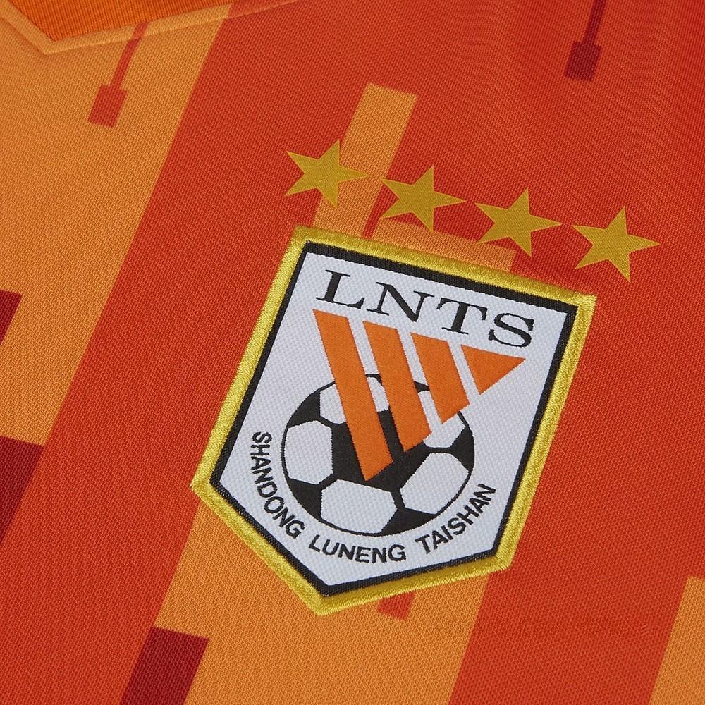 Nike 2021 Season Shandong Taishan Home Fan Edition Short Sleeve Soccer Jersey Men Tops Orange CZ3520-820