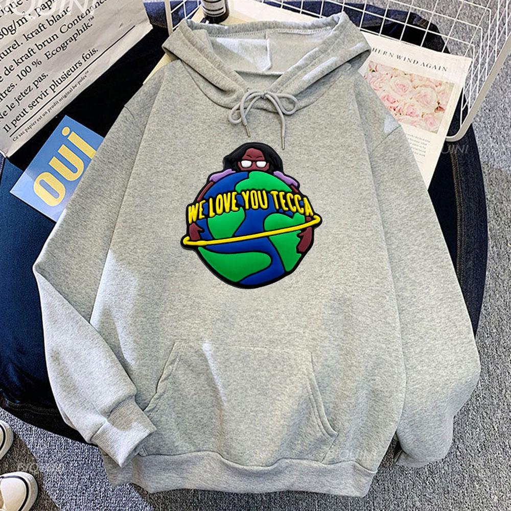 We Love You Lil Tecca Hoodies Rapper Graphic Heavy Mental Unisex Streetwear Hip Hop Long Sleeve Male Sweatshirts Printing Hoodie