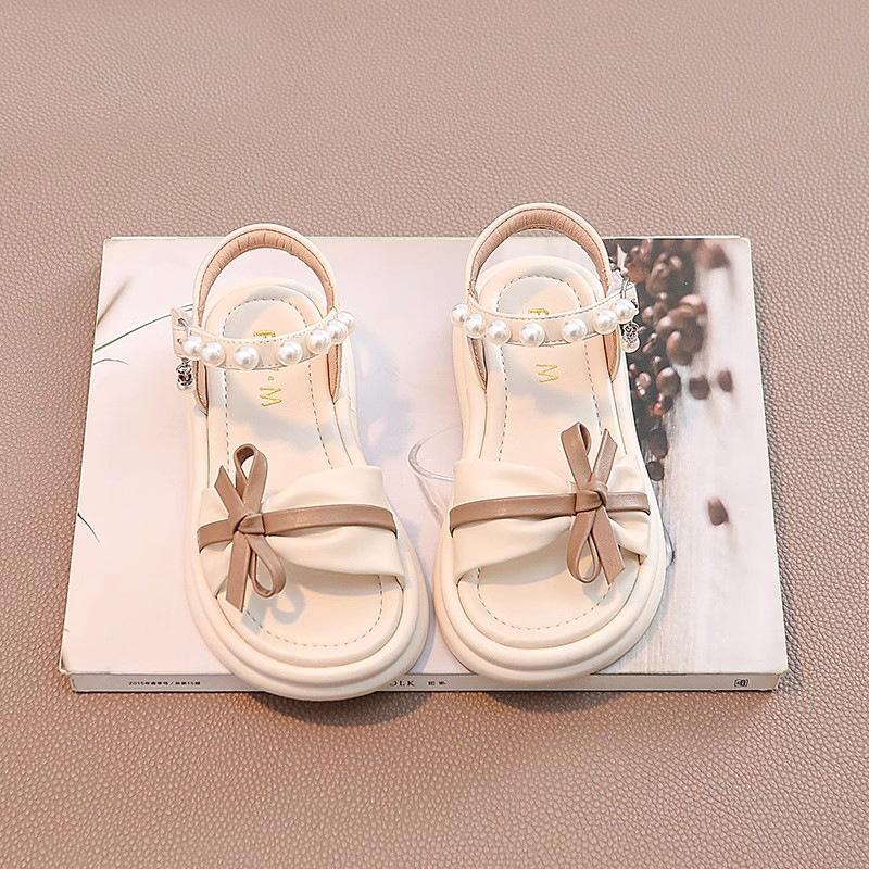 Girls shoes, children's baby princess sandals 2025 new summer sports explosion, big children's foreign style soft bottom beach