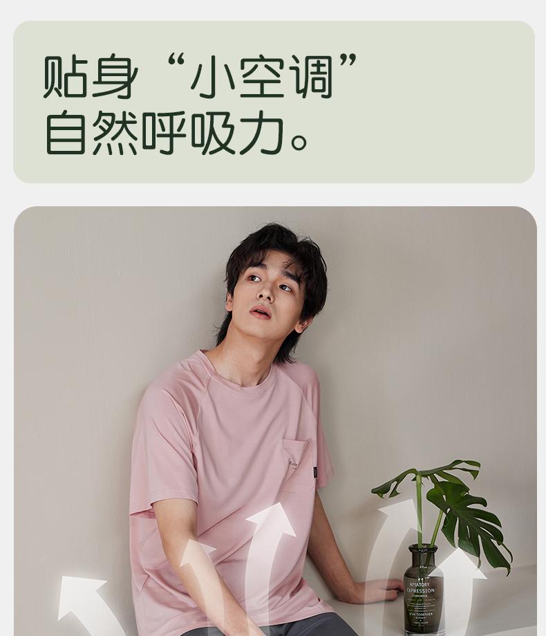 Xuan Liang Pajamas Men's Summer Thin Modal Short Sleeved Shorts Can Be Worn Outside Ice Silk Cool Large Home Furnishing Set