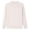 New Pure Wool Sweater for Middle-Aged & Elderly Women - Stylish, Warm, Half-High Collar, Thickened for Autumn/Winter