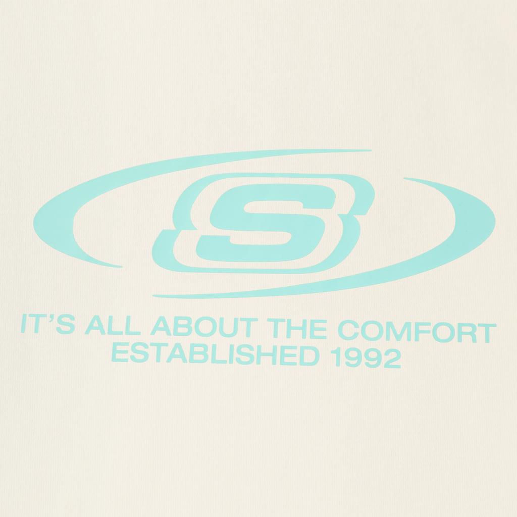 Skechers Fashion Series Knitted Breathable Round Neck Pullover Short Sleeve T-Shirt Unisex Tops L226U105-0074
