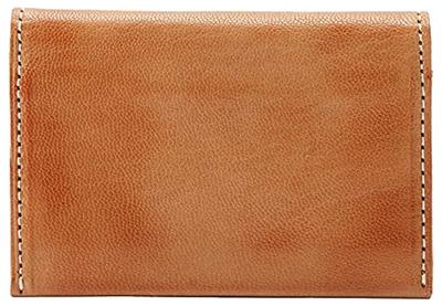 BRIT HOUSE Goat Burnish High Quality Genuine Leather Business Card Case Card Case Made In Japan Gift (Brown)