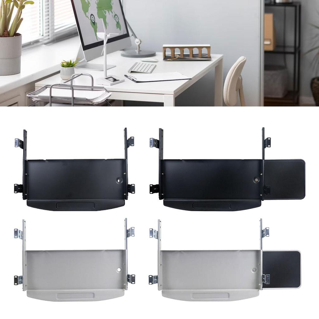 Desk Drawer Keyboard Tray Keyboard Drawer Under Desk Sliding Keyboard Shelf Supplies Portable Pull Out Keyboard Tray for Home