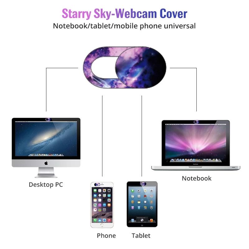 WebCam Cover Shutter Magnet Slider Universal Antispy Camera Cover For Web Laptop iPad PC Macbook Tablet lenses Privacy Sticker