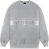 WE11DONE Sweatshirt Unisex Gray WD-SS5-19-048-MG