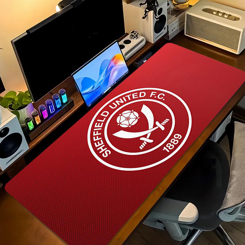 Sheffield United F.C Print  Cushion Non-slip Laptop Tablet Big Mousepad XXL Mat Mini PC Playmat With Lock Edge