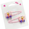 1pair Glitter Hair Clips Cartoon Pattern Hair Barrettes Children Hairpin Hair Accessories for Kids Birthday Party