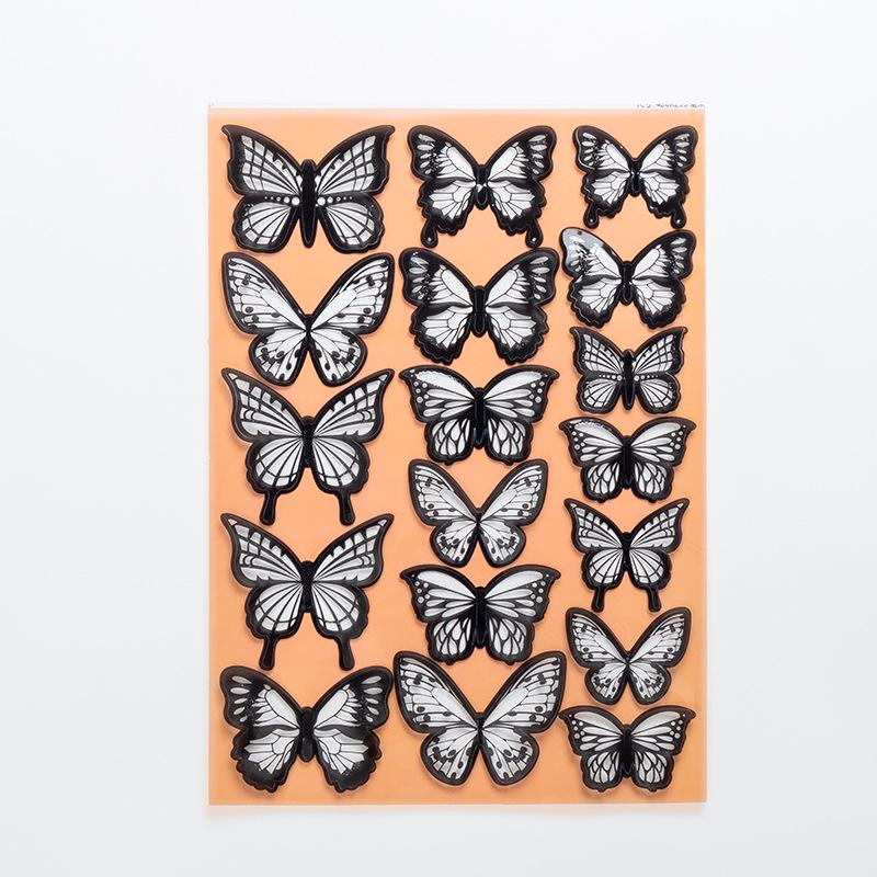 3D Realistic Double-Layer Butterfly Wall Stickers for Home Décor