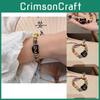 Black Colorful Cord Cat Bracelet Ceramic Beads New Fall Fashion Unisex Animal Jewelry