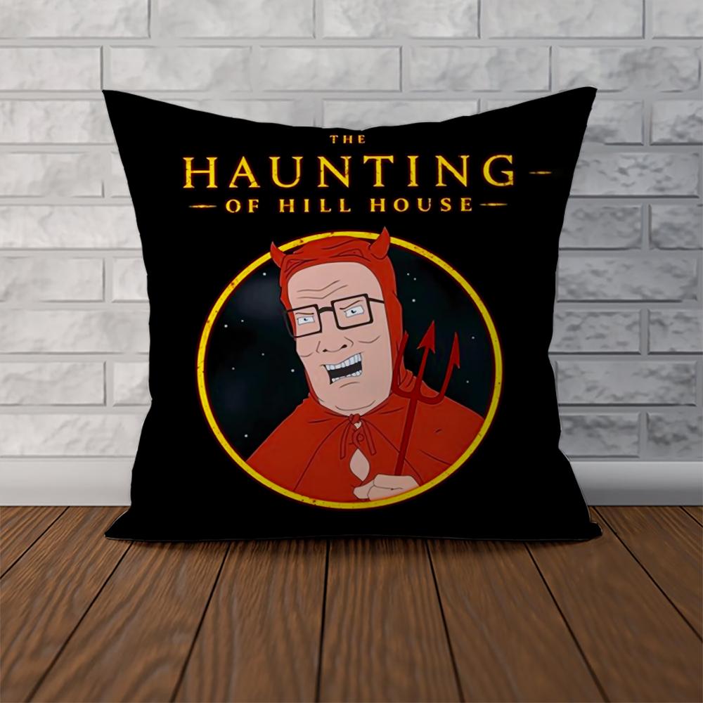 KKing Of The Hill Pillow Case For Car Sofa Decorative Home Doublesided Print Plush Square Throw Pillow Cushion Cover