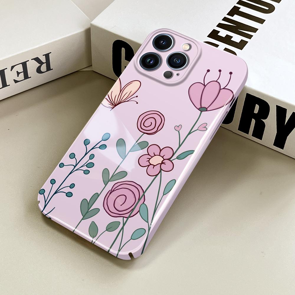 All-inclusive Film Phone Case Cartoon Fashion Design Hard Shell Full Cover Camera Protection Case for iPhone Samsung Xiaomi Poco Redmi Huawei Honor